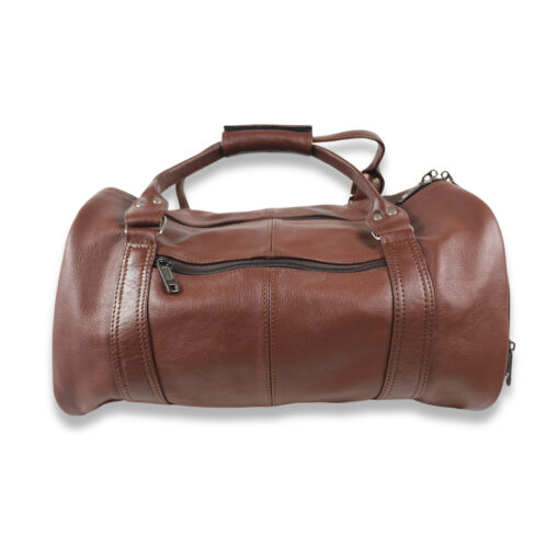 SoftLeather Smart Shoulder Genuine Leather Travel Bag