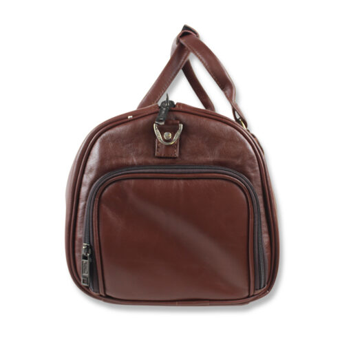 SoftLeather Smart Shoulder Genuine Leather Travel Bag - Image 2