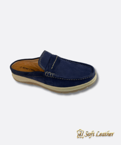 Originial Leather Half-Shoes Of SoftLeather, Blue Color In Bangladesh